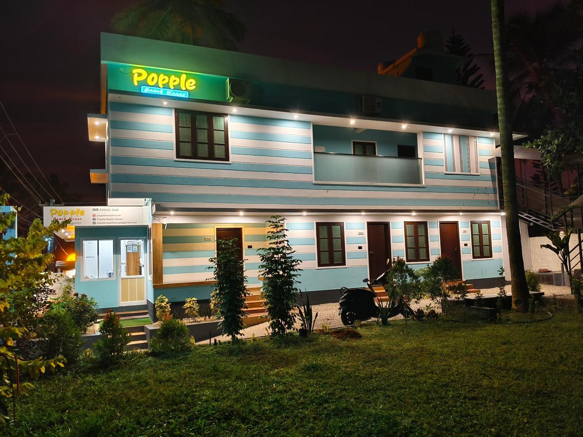 Popple Beach House Varkala Eksteriør billede