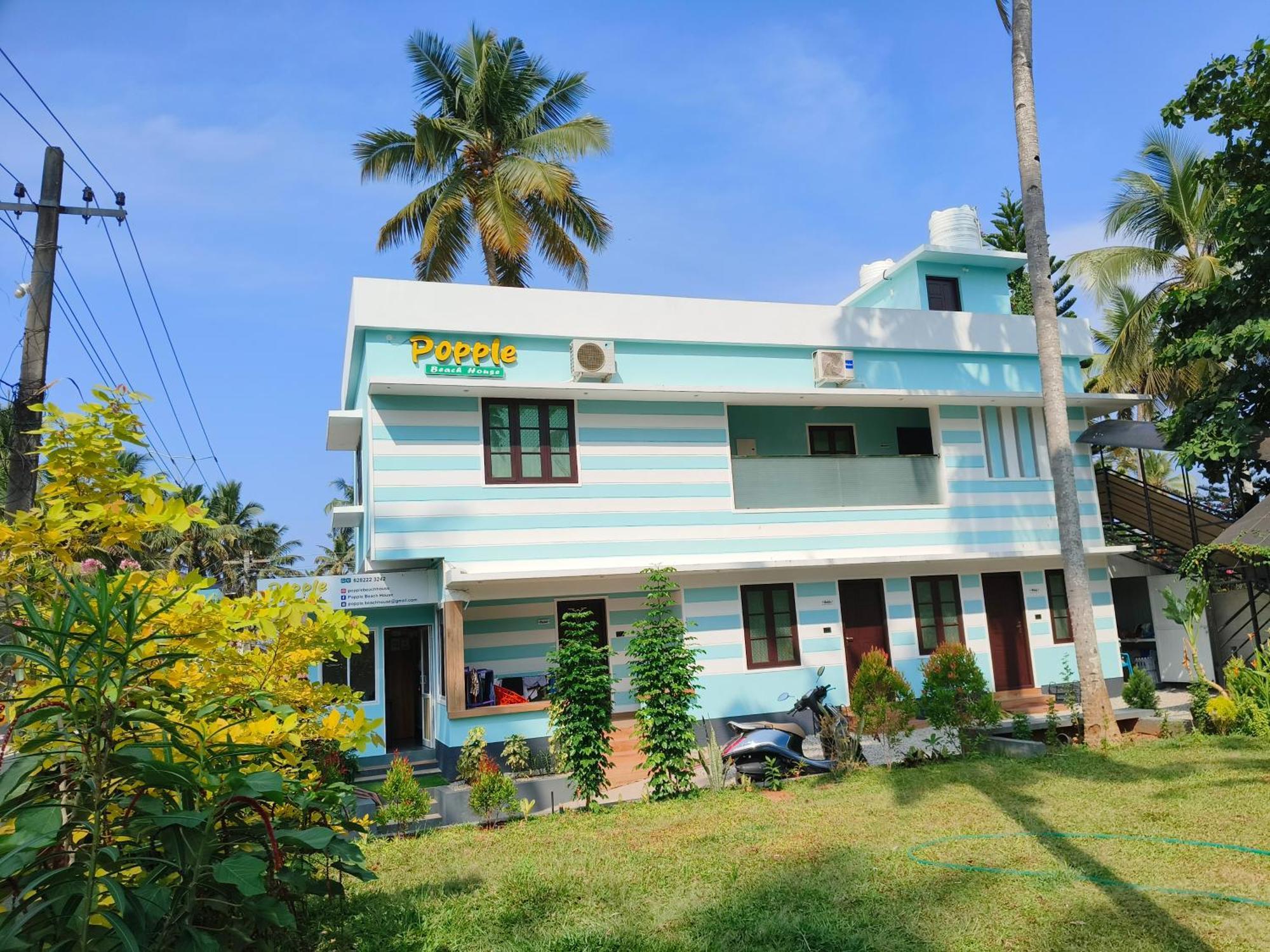 Popple Beach House Varkala Eksteriør billede